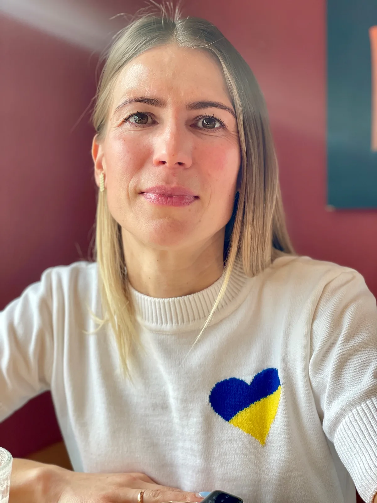 Für Mariya Chen war die Flucht aus der Ukraine die schlimmste Zeit ihres Lebens. Man sieht Mariya Chen, sie ist 37 Jahre alt und lebt mit ihrem Mann und ihren drei Kindern in Gossau.